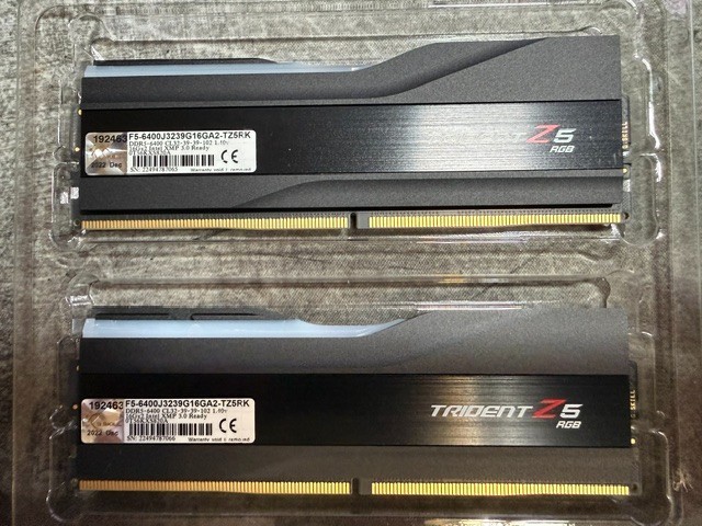 G.SKILL Trident Z5 RGB Series DDR5 RAM (Intel XMP 3.0) 32GB (2x16GB) 6400MT/s CL