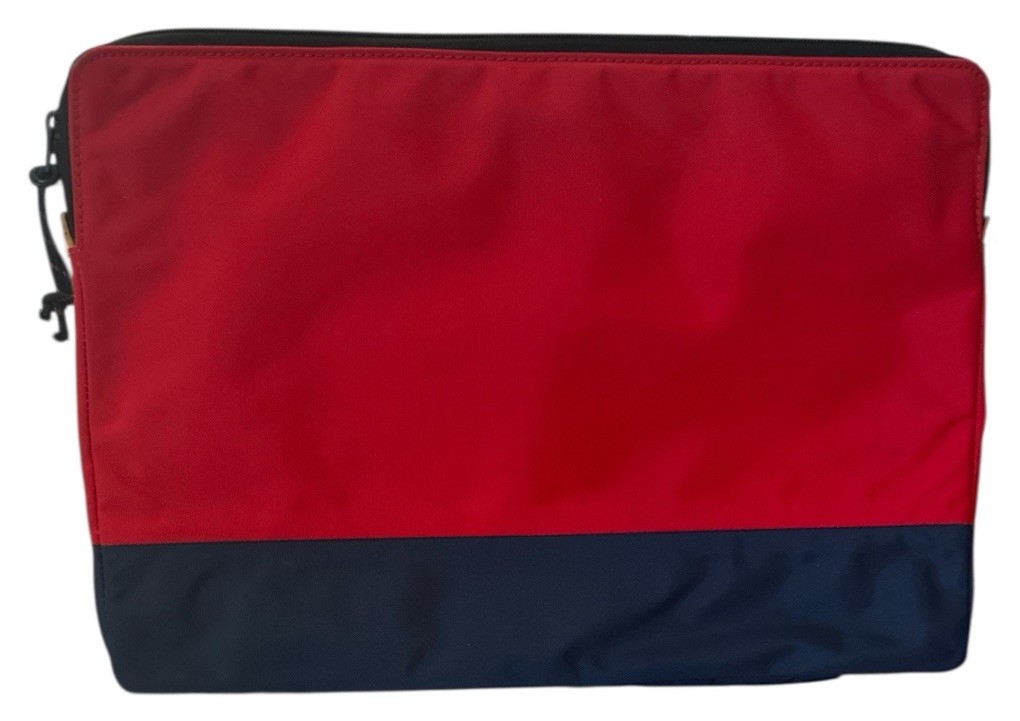 Fossil Laptop Sleeve Cover Red and Black 15.5” X 11”