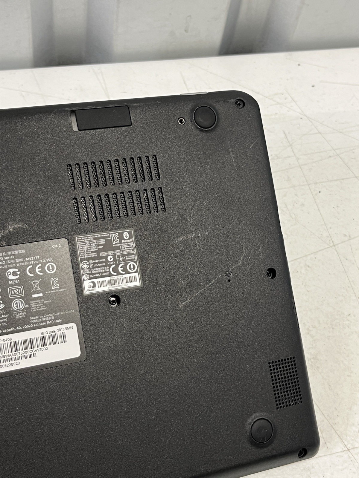 Acer Aspire V5-122P-0408 AMD A4 Touchscreen Laptop Parts Repair READ