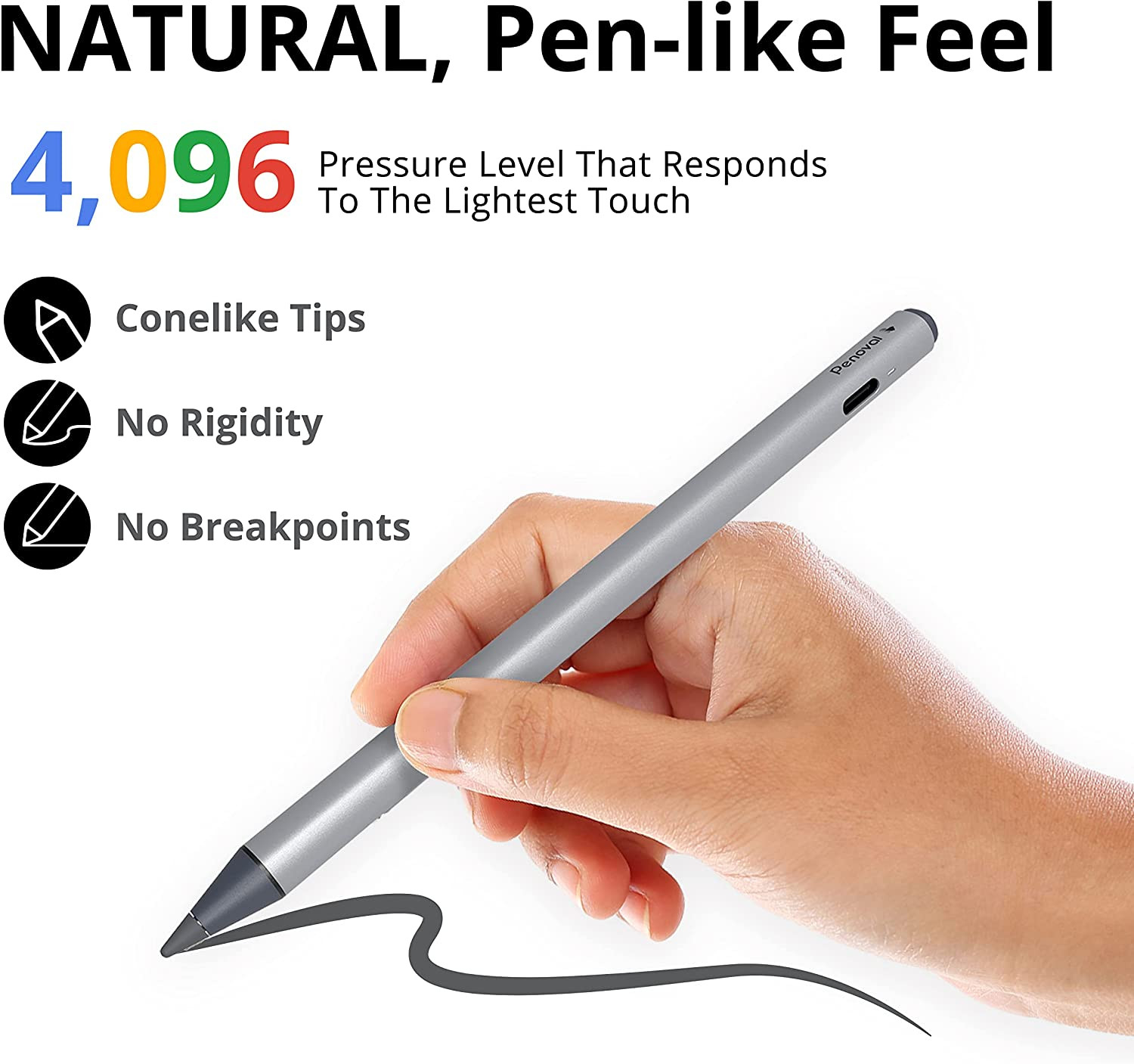 USI2.0 Stylus Pen for Chromebooks – 4096 Levels Pressure for Lenovo, ASUS, HP Ch