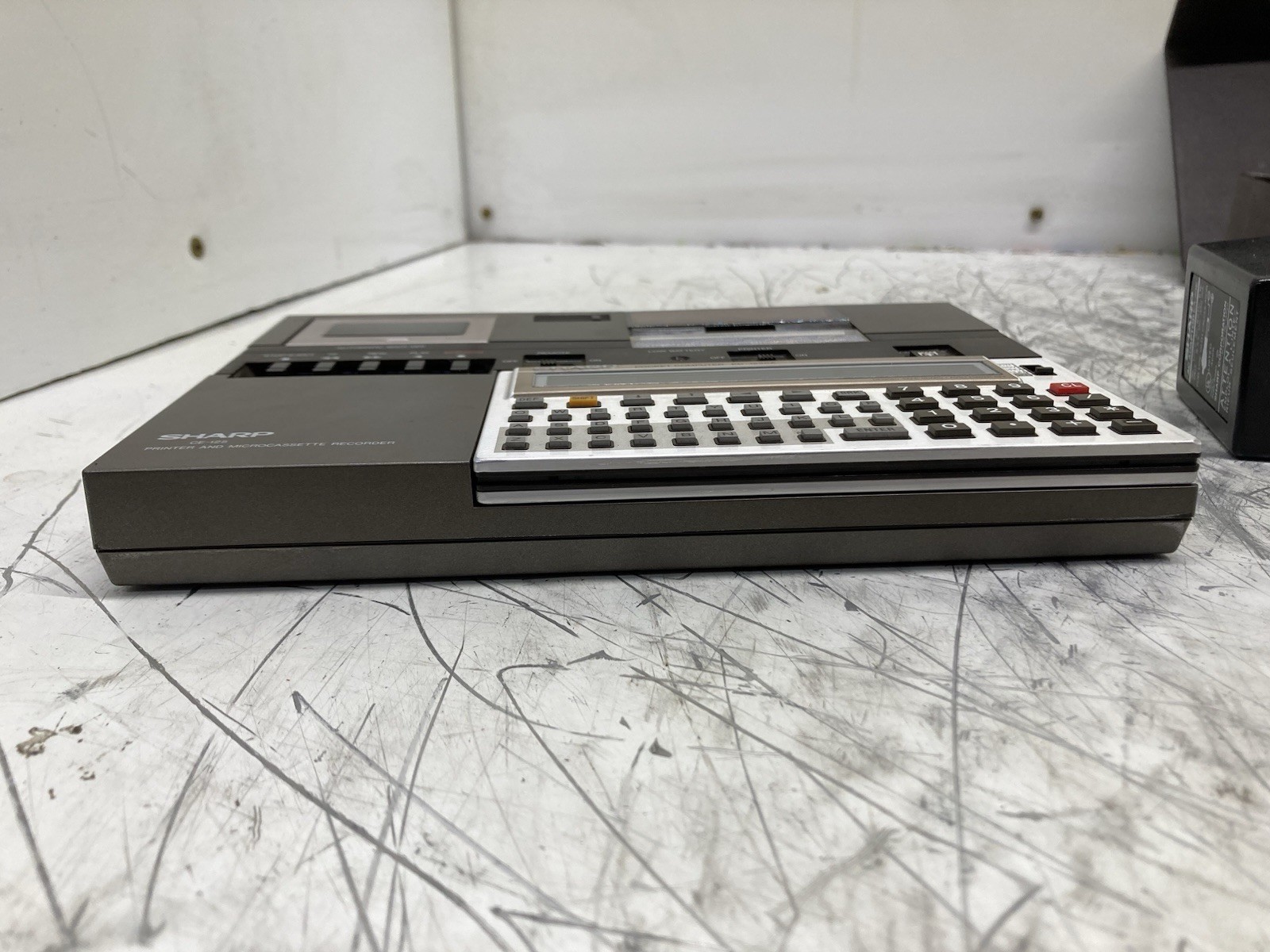 PARTS–Sharp PC-1250A CE-125 Pocket Computer, Accessories – TAPE DRIVE BROKEN