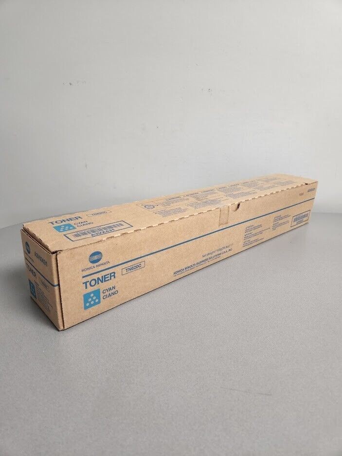 Genuine Konica Minolta TN620C (A3VX431) Cyan Toner Cartridge – NEW SEALED