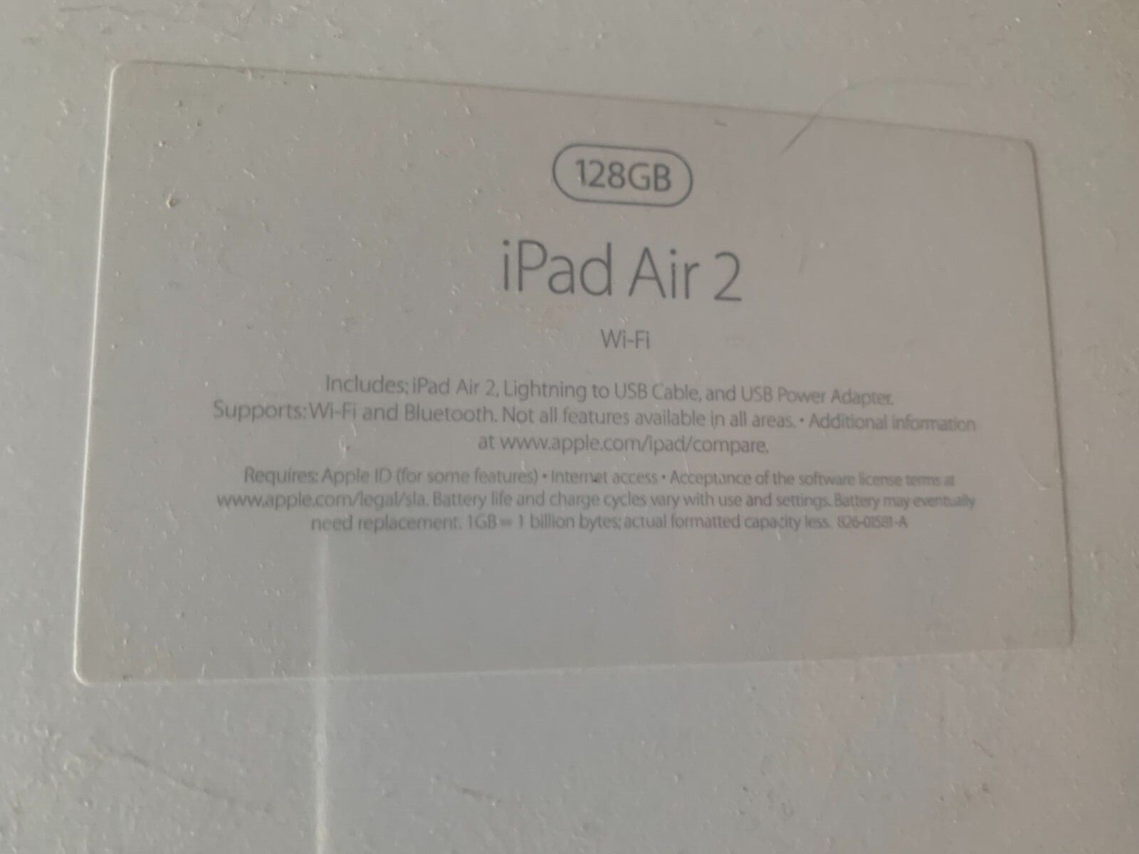 New Factory Sealed Apple iPad Air 2 128GB, Wi-Fi, 9.7in – Silver (MGTY2LL/A)