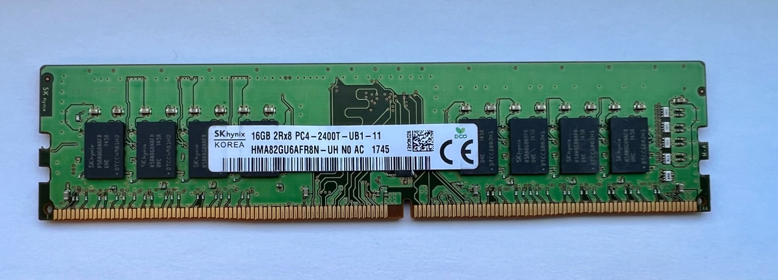 SK Hynix 16GB DDR4 2400 RAM 2Rx8 PC4-2400T-UB1-11 HMA82GU6AFR8N-UH Memory
