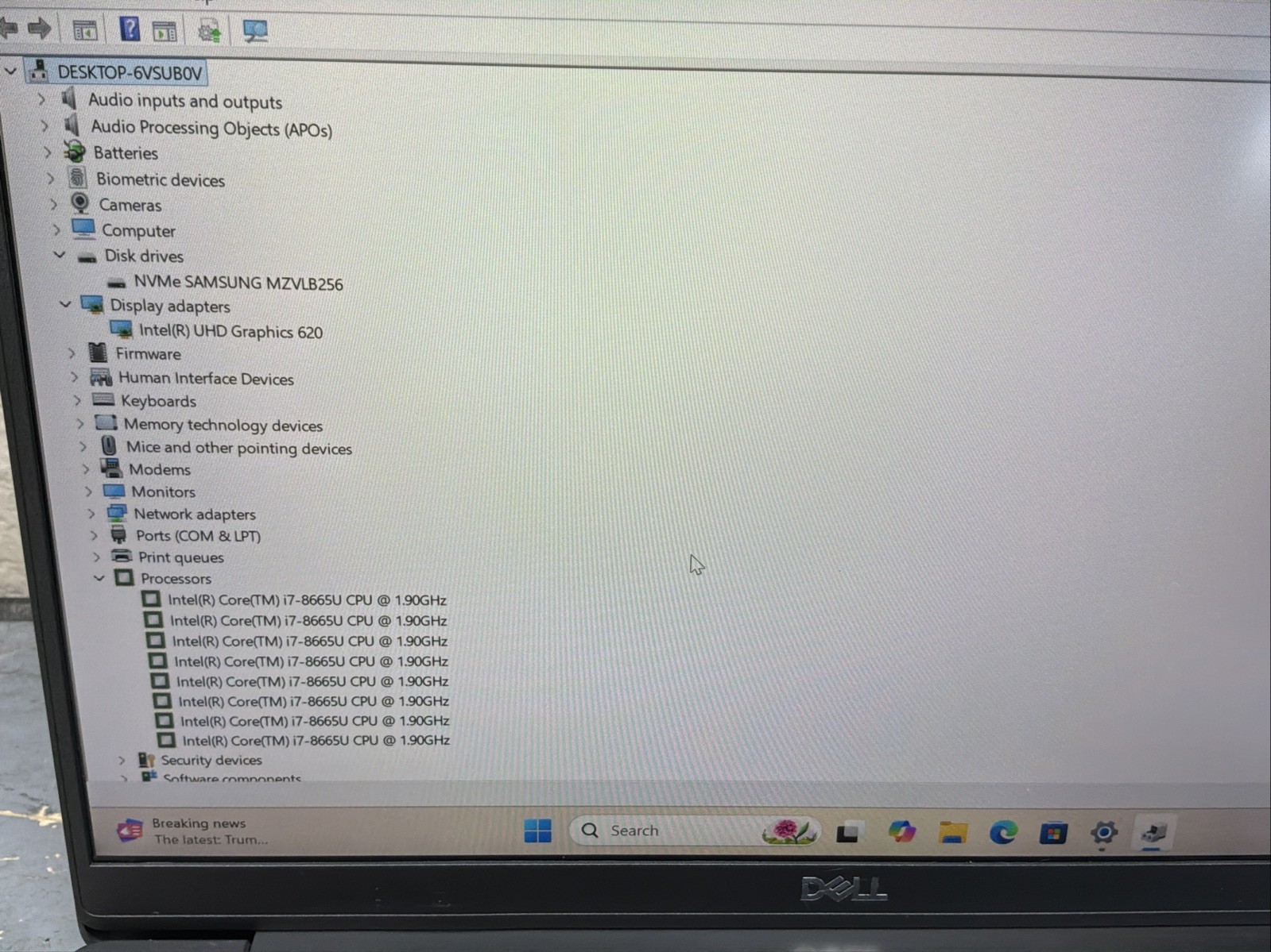 Dell Latitude 7400 i7-8665U@1.9GHZ 16GB Ram 256GB Ssd WIN11H