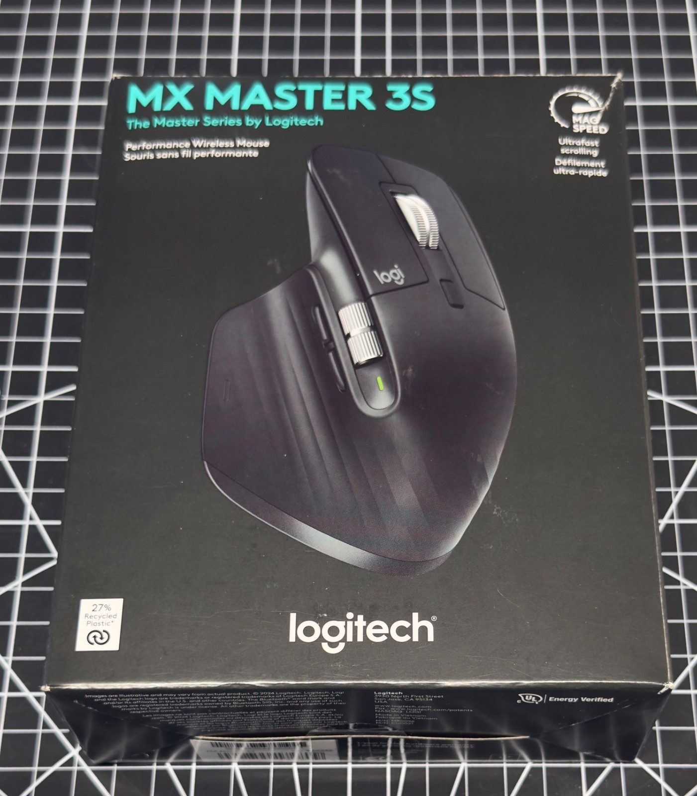 LOGITECH MX MASTER 3S WIRELESS MOUSE BLUETOOTH 8K DPI MAGSPEED SCROLL
