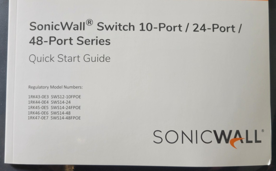 Sonicwall 02SSC2466 Switch SWS14-48FPOE