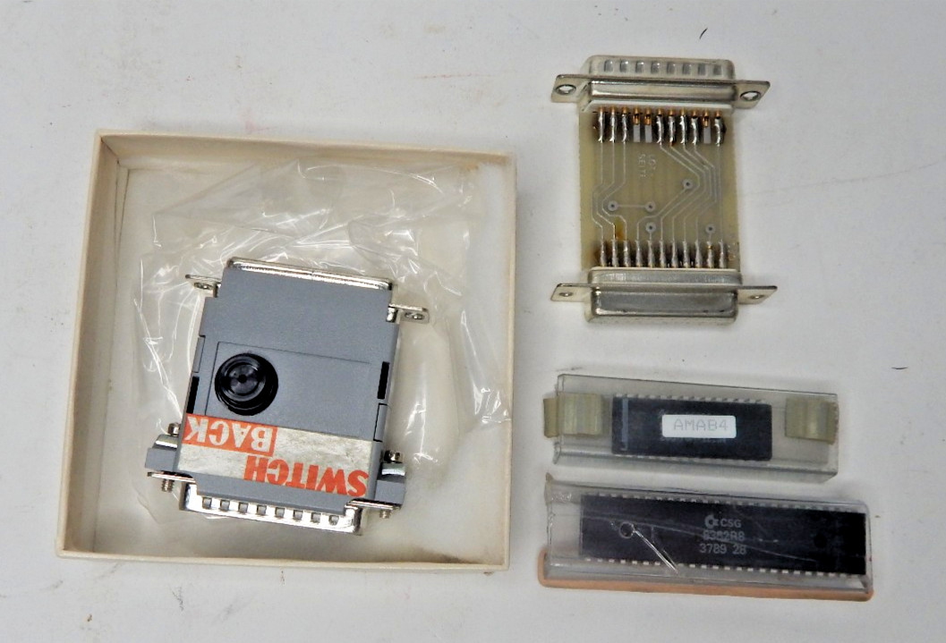 Lot of Commodore Amiga Hardware switches and chips – Unknown uses