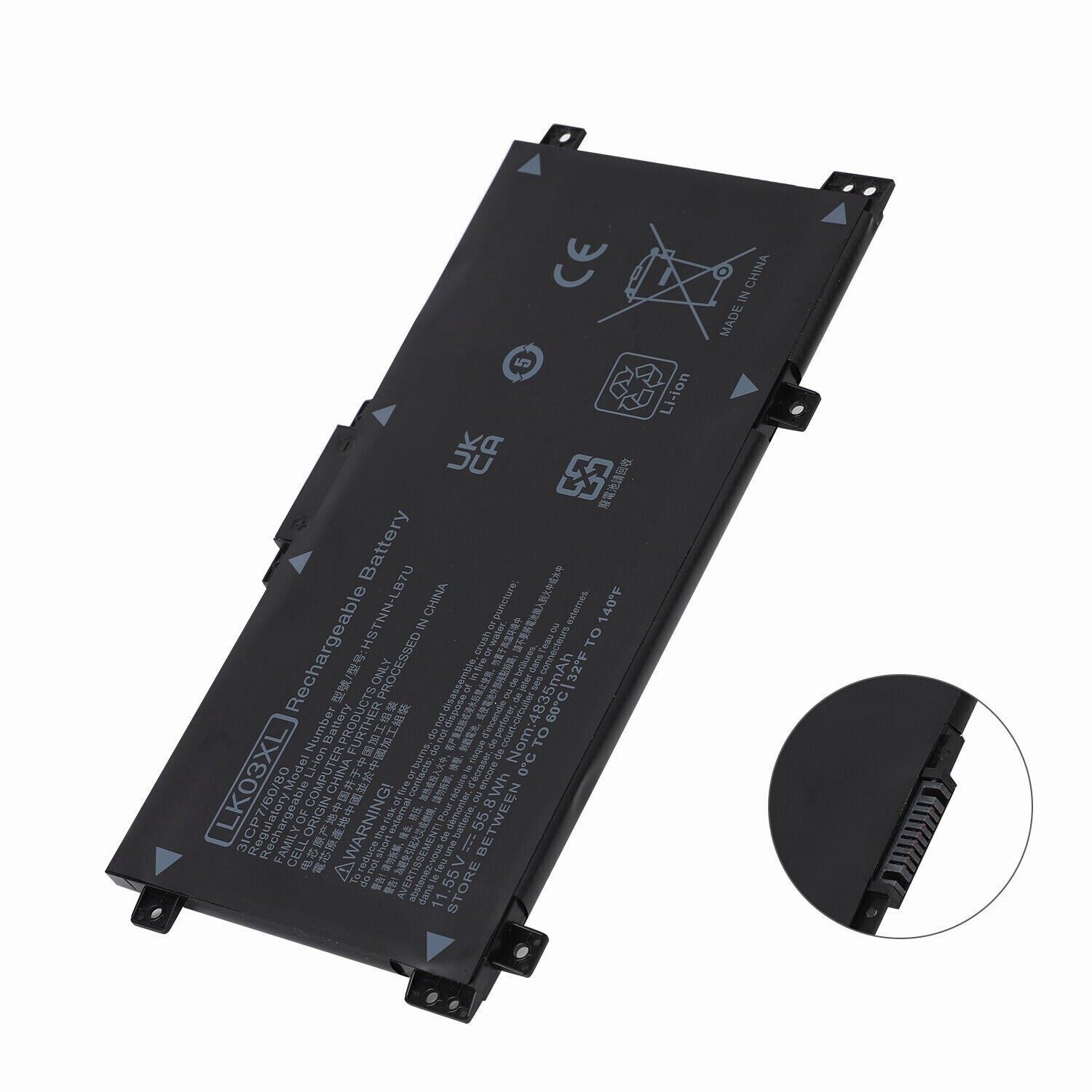 LK03XL Battery For HP ENVY X360 17-AE 17M-AE 916814-855 L09281-855 11.55V 55.8Wh