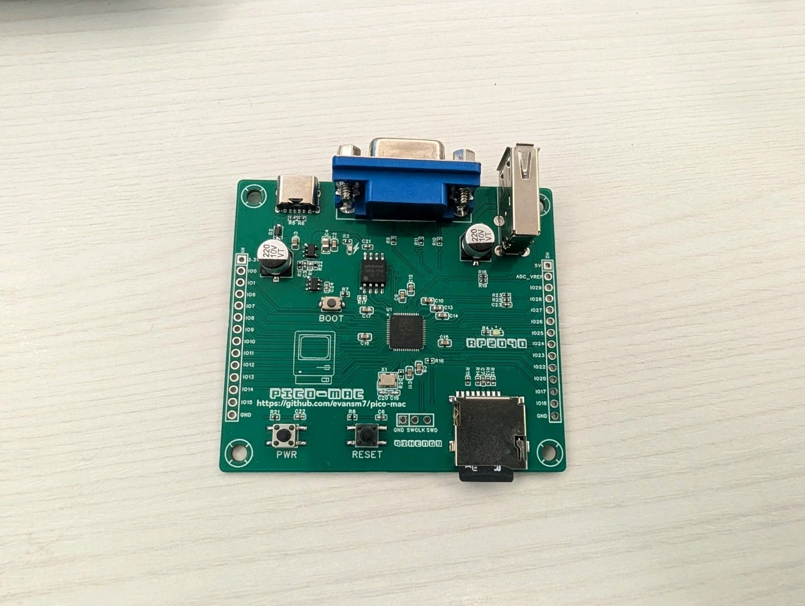 Pico-Mac Retro Computer Kit – Open Source Mac 128K Emulator Raspberry PI