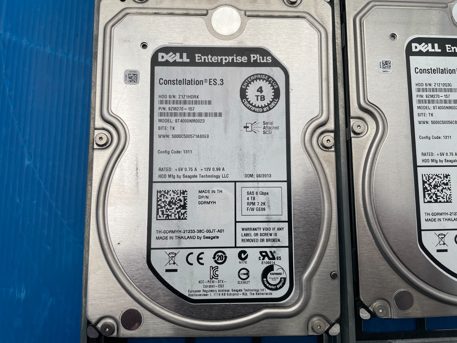DRMYH 0DRMYH Dell ENTERPRISE 4TB 7.2K 6Gbps 128MB Cache 3.5″ SAS Hard Drive 6x