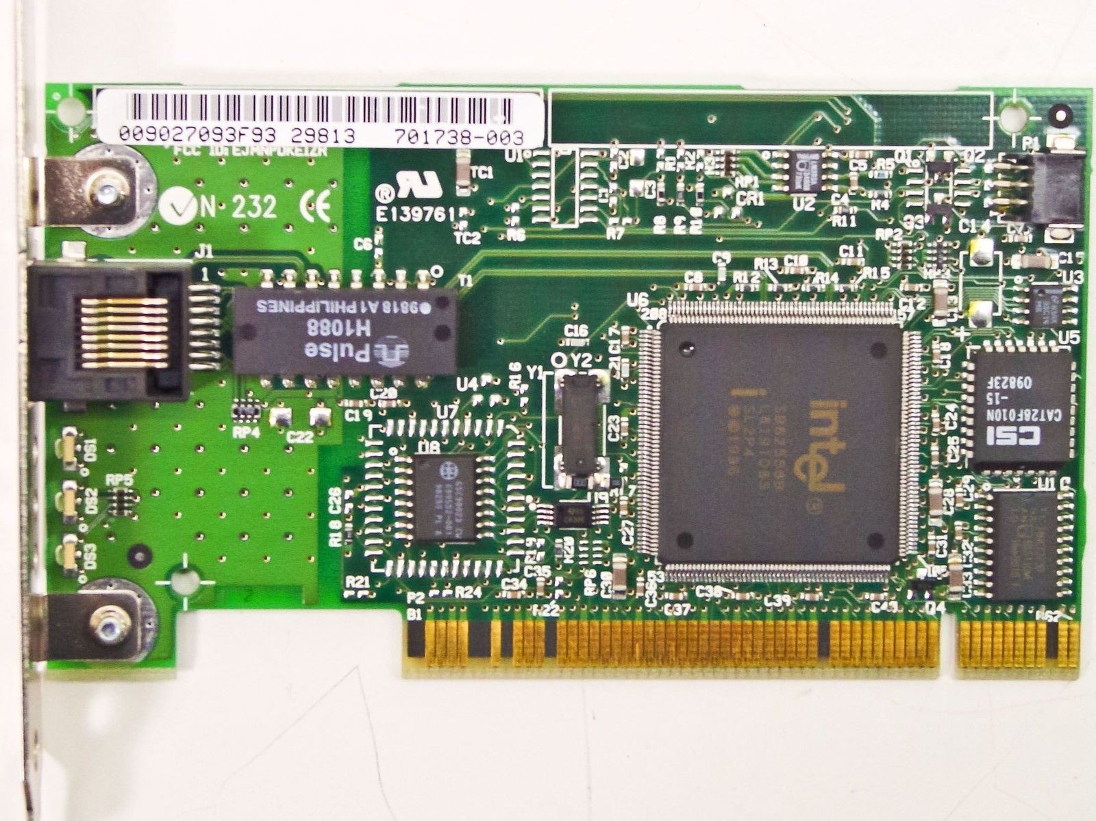 Intel PILA8461 Intel Pro/100+ PCI NIC Management Adapter Network Card