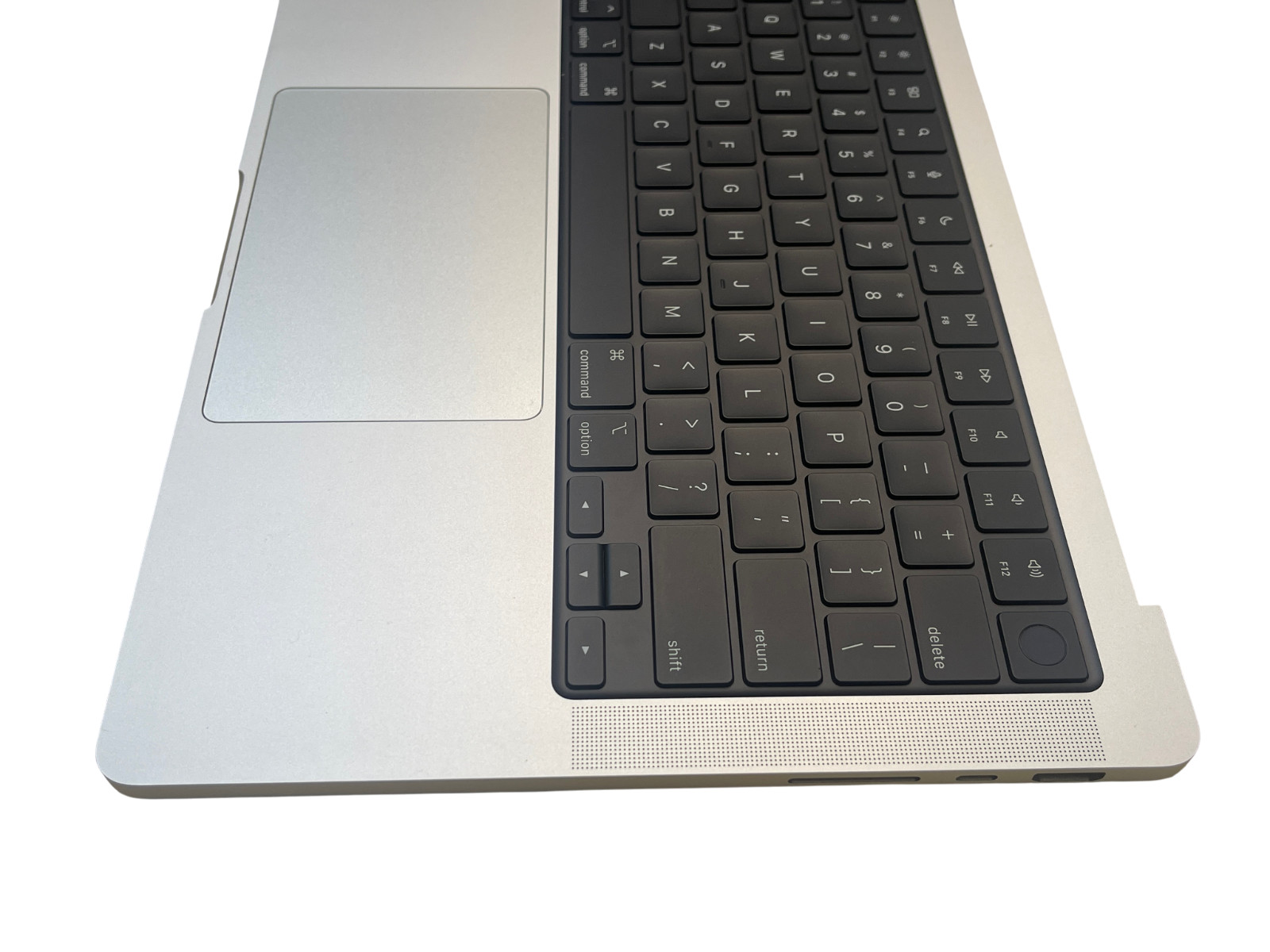 OEM Apple MacBook Pro 14″ M1 2021 A2442 Top Case Keyboard Palmrest SILVER – A