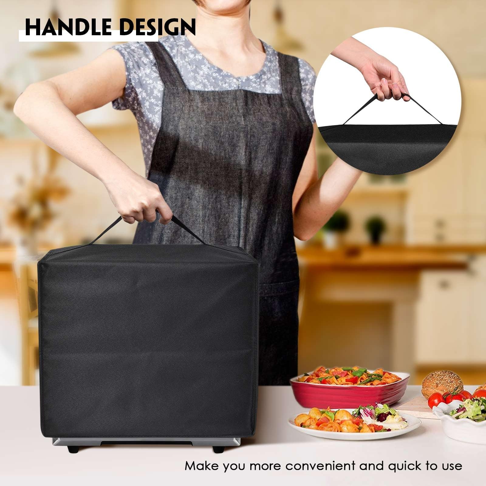 Heat-Resistant Nylon Waterproof Dust Cover for TOA-60 Convection Toaster Oven…