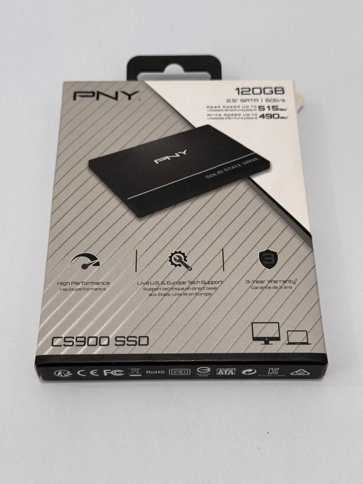 NEW!!! PNY CS900 120GB 2.5″ Internal SSD SSD7CS900-120-RB1