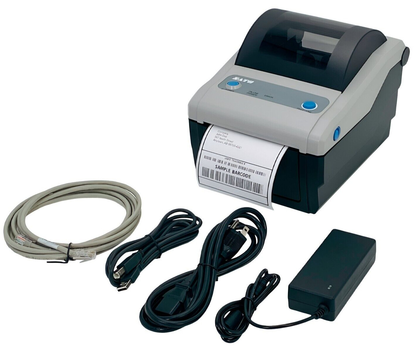 SATO CG412DT Easy-to-Use Direct Thermal 4×6 Home Business Label Printer LAN USB