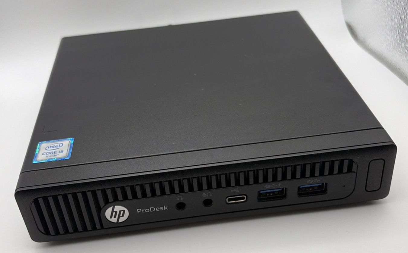 HP ProDesk 600 G2 mini – Intel i5 – 8GB RAM – 128GB SSD Windows 11 Pro