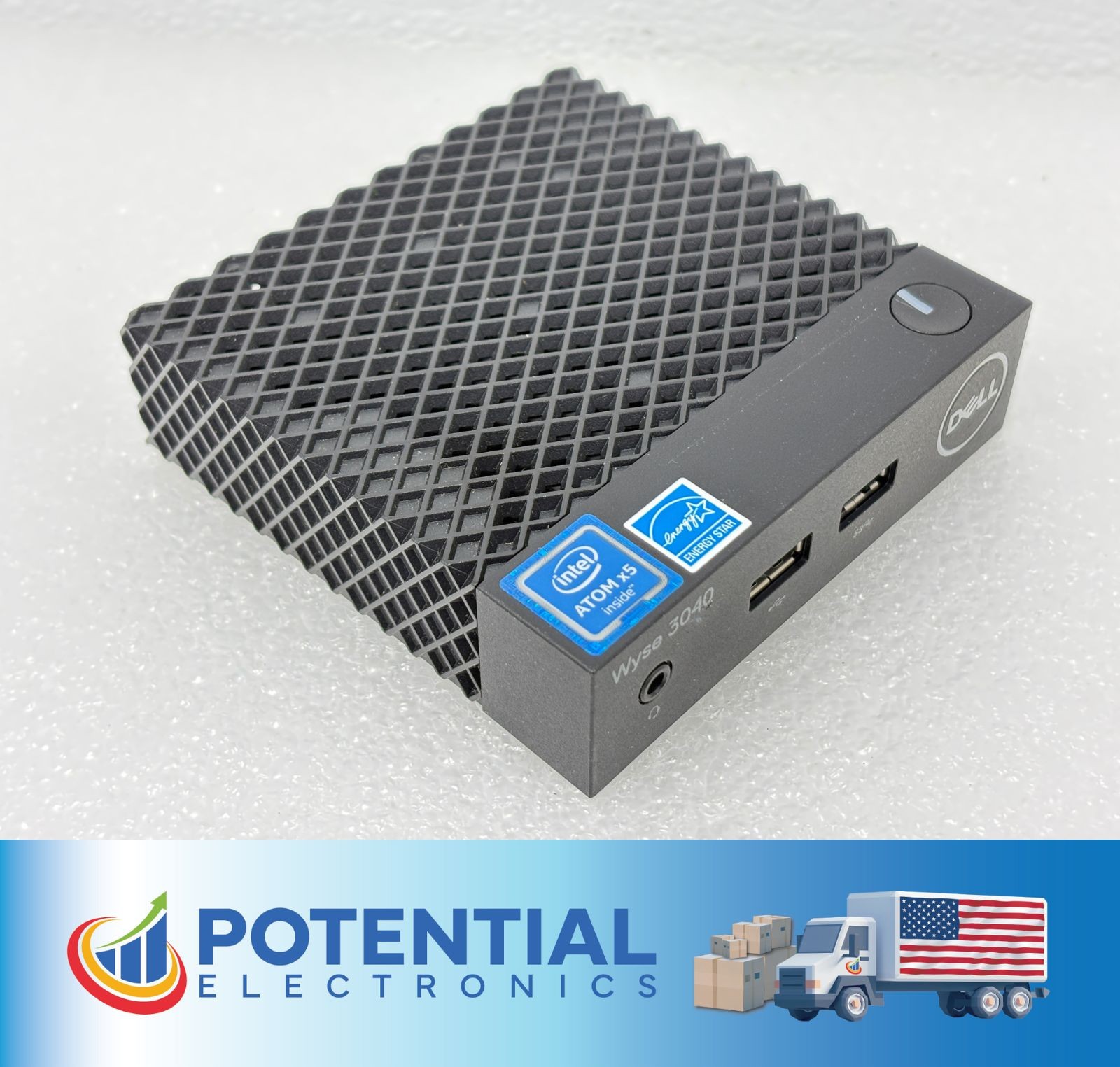 PRE OWNED | Dell N10D Wyse 3040 Atom X5-Z8350 1.44GHz 8GB SSD 2GB RAM – Black