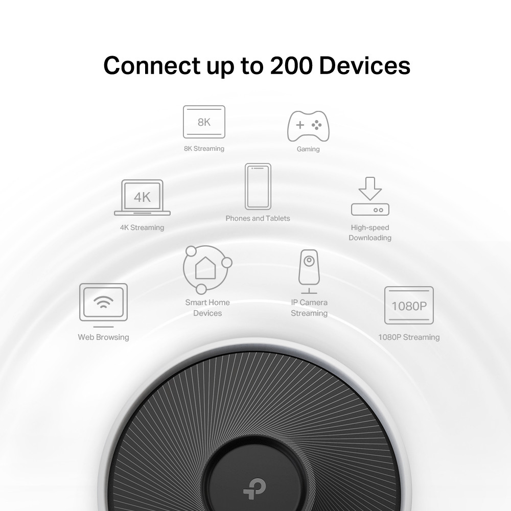 TP-Link Deco XE5300 Wi-Fi 6E Tri-Band Mesh Wi-Fi System, 1-Pack (Refurbished)