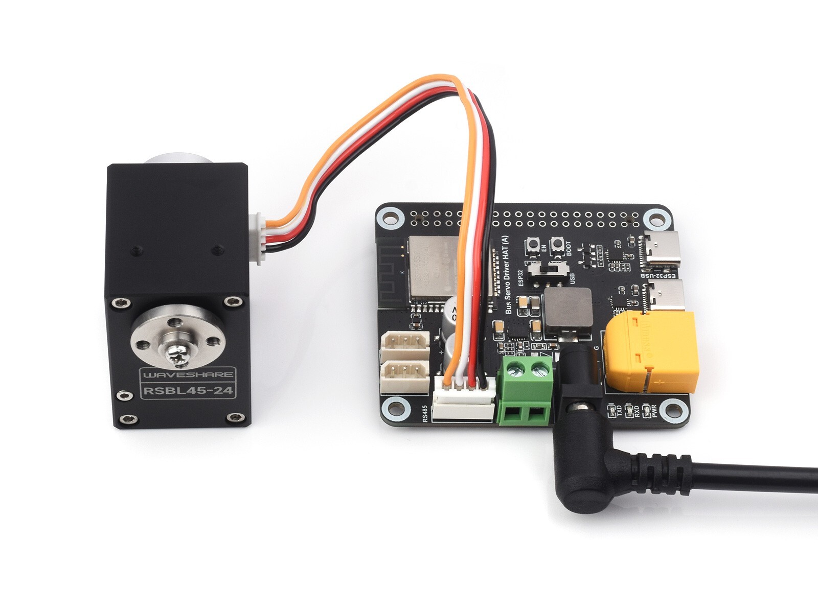 Waveshare 35KG.cm/45kg.cm RS485 Servo Motor, High Precision And Large Torque