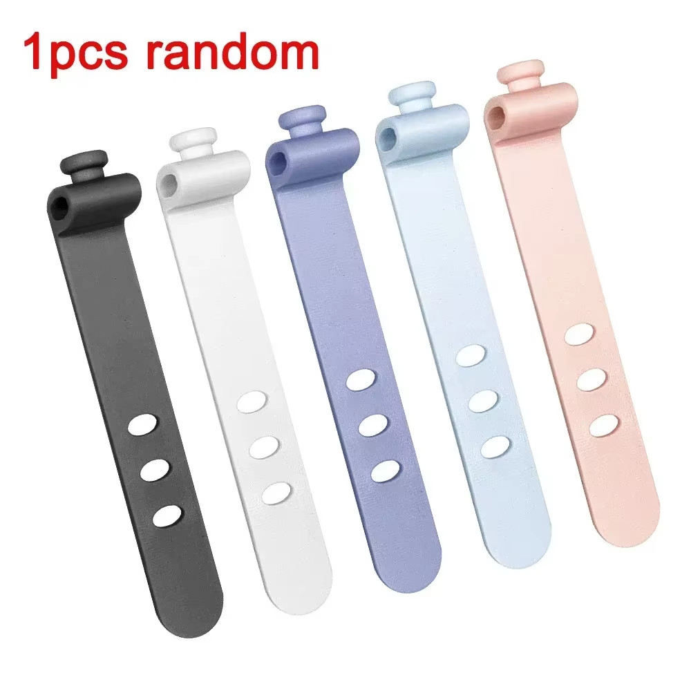 Phone Cable Organizer Earphone Clip Charger Cord Management 3 Hole Line Storge H