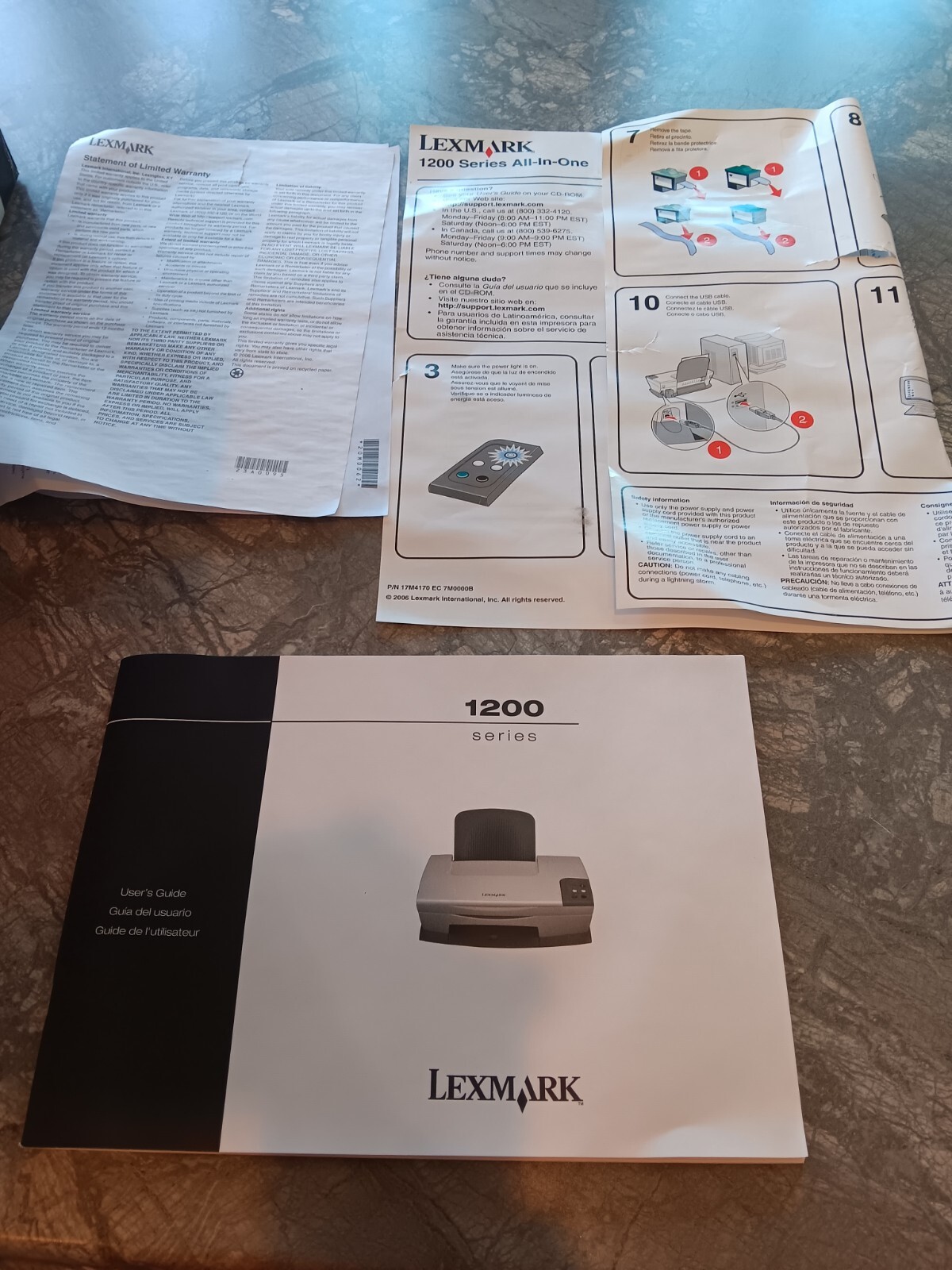 Lexmark X1240 All-In-One Inkjet Printer- Simple & Easy To Use- Brand New