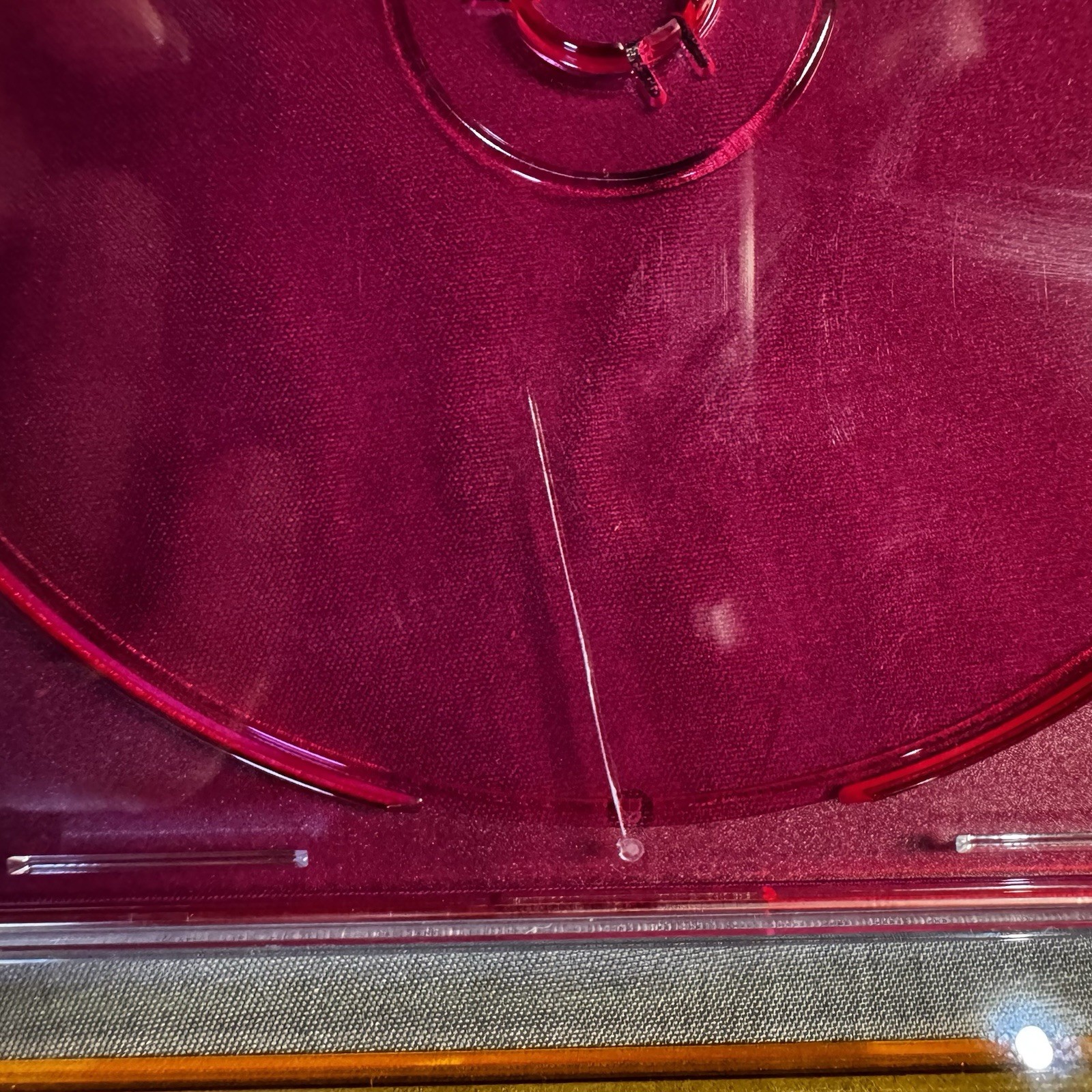 Slimline Jewel Cases Lot of 4 Red & Orange Plastic for CD/DVD/Blu-ray