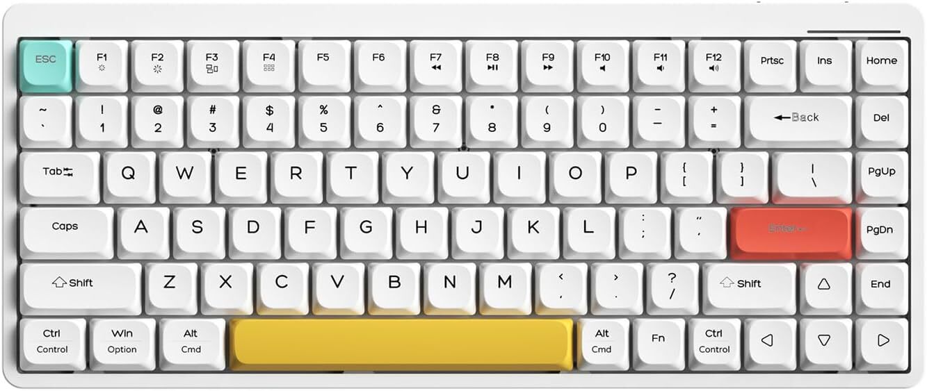 Wireless Mechanical Keyboard 2.4G/Bluetooth Ultra-Slim Low Profile Red Switch