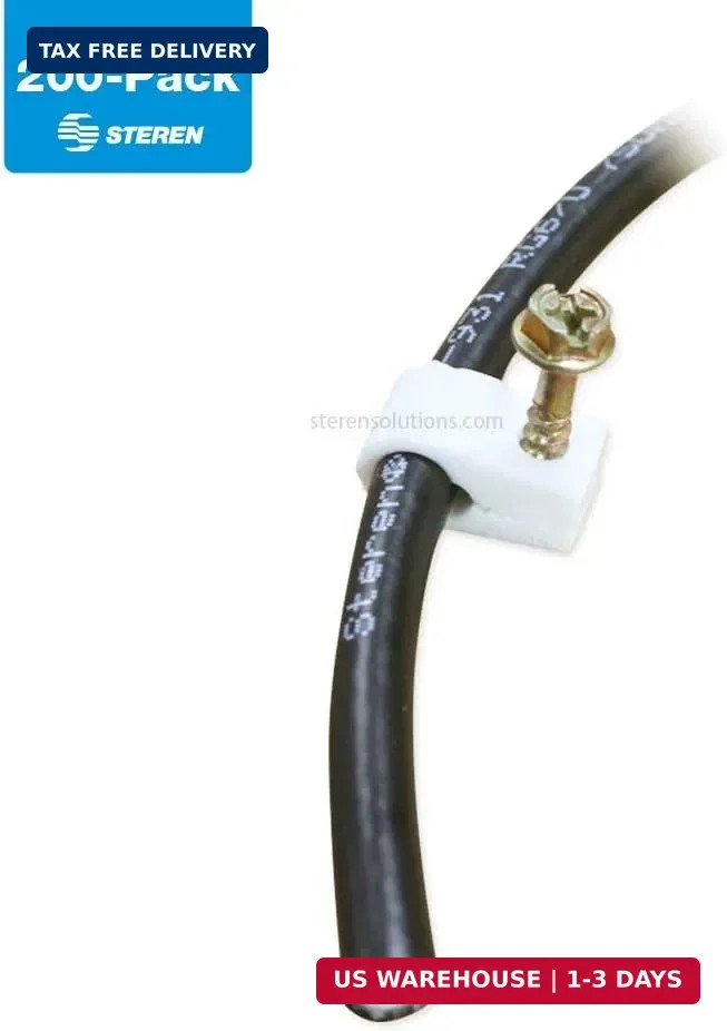 Coaxial Cable Clips – Cable Holder – Wire Clips – Siding Clips for Hangin