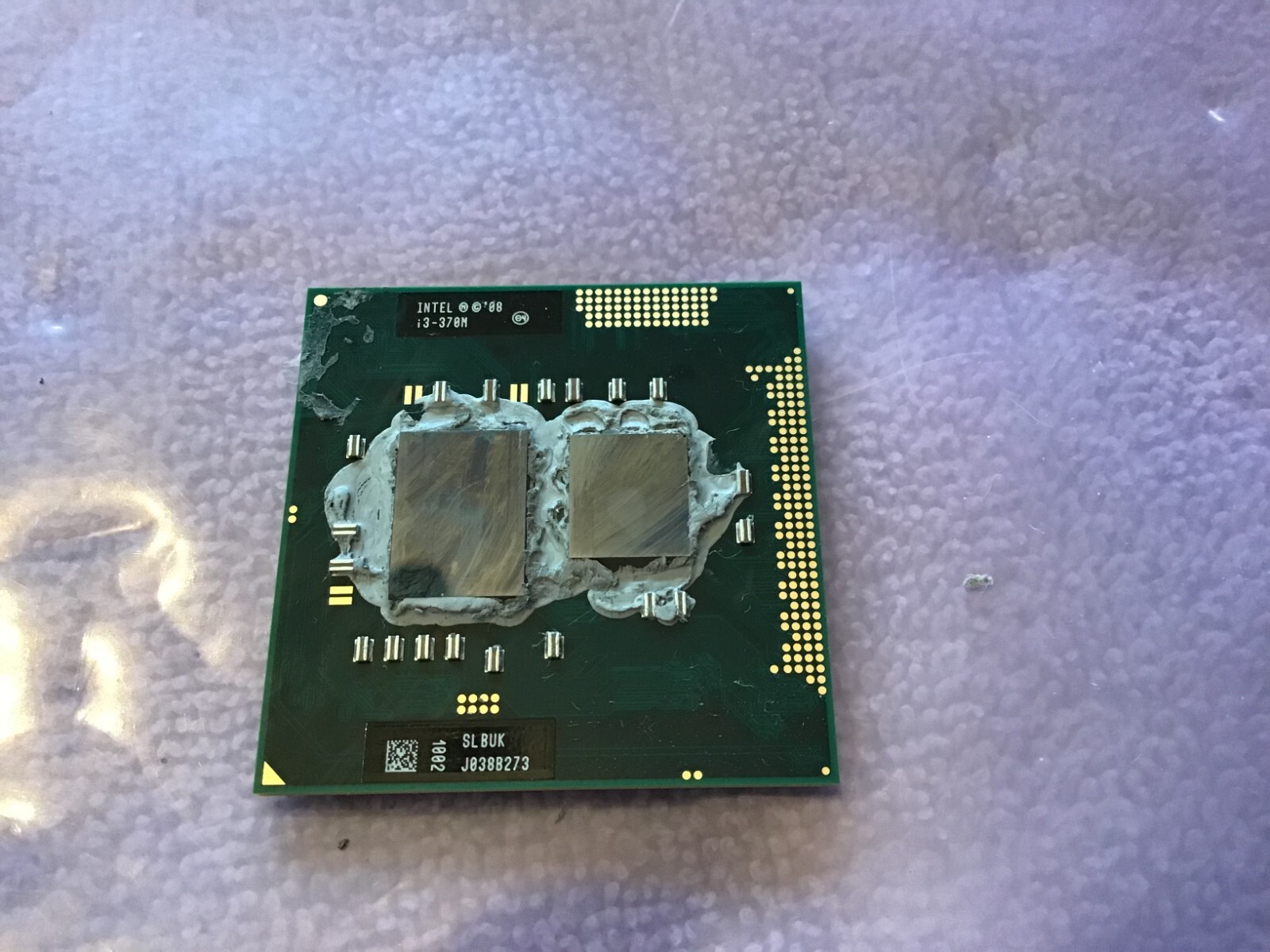 SLBUK GENUINE INTEL CORE i3-370M LAPTOP CPU 2.4 GHz SOCKET G1