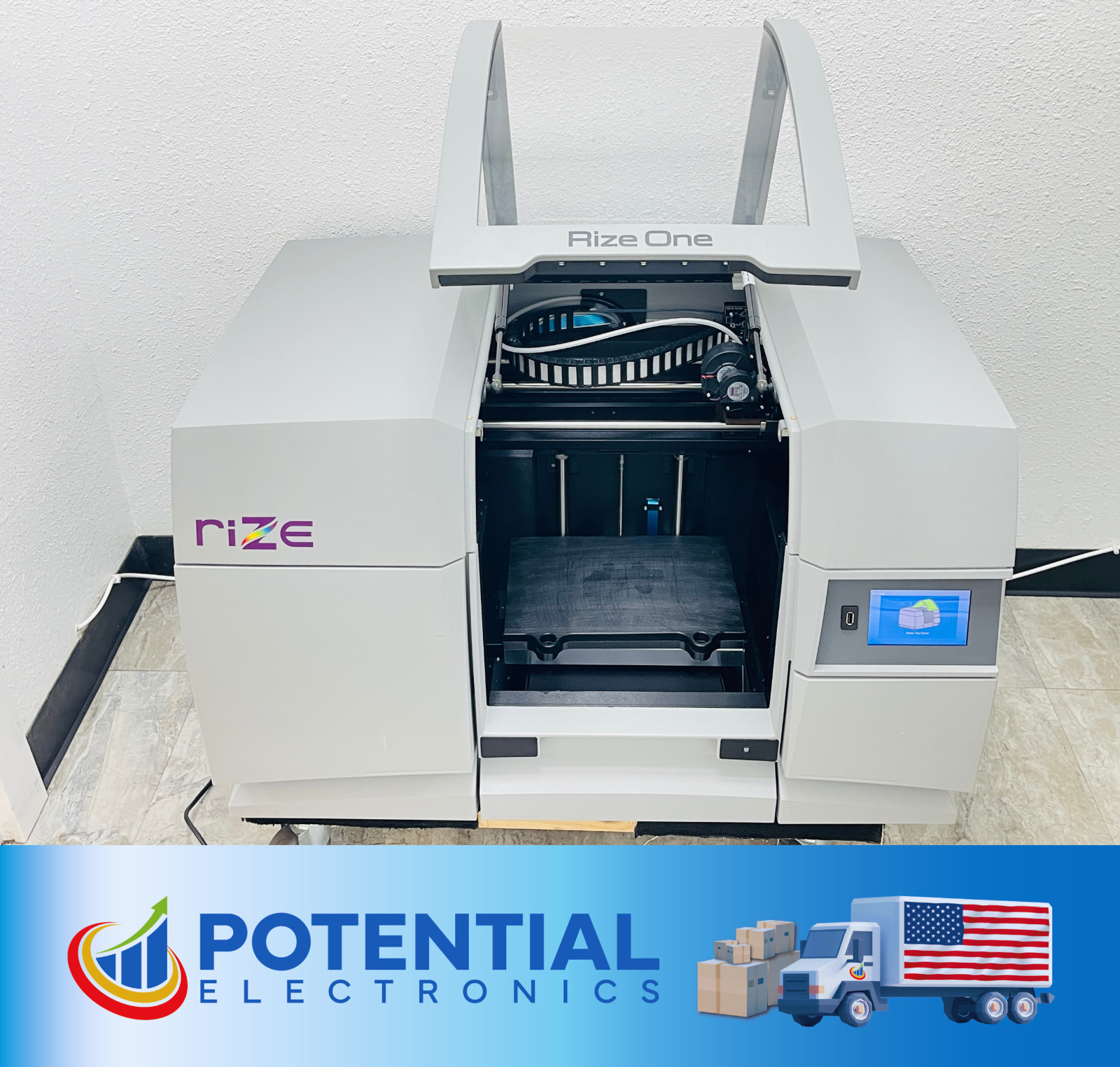 USED – Rize One 3D Printer (Tested) With Power Cord – 30 Days Warranty
