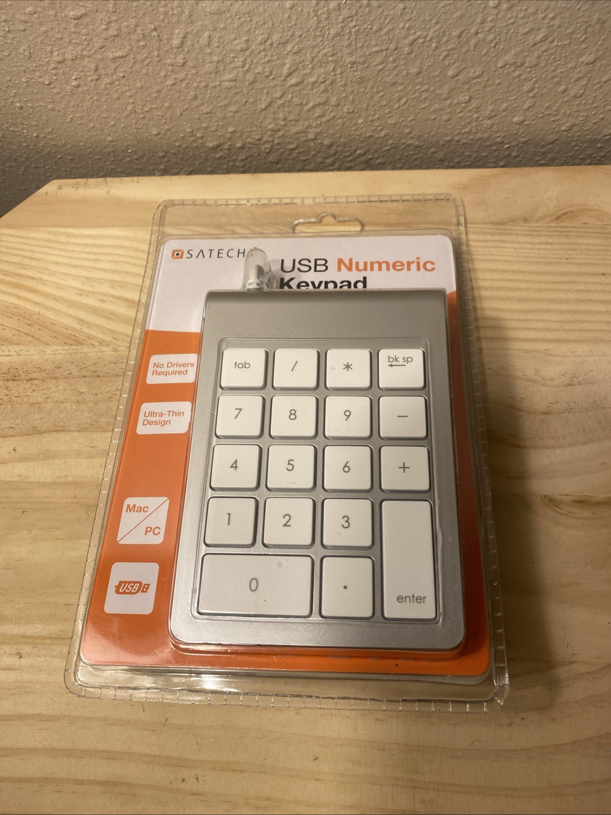 Satechi ST-U2NK USB Numeric Keypad Windows Or Mac NEW Sealed