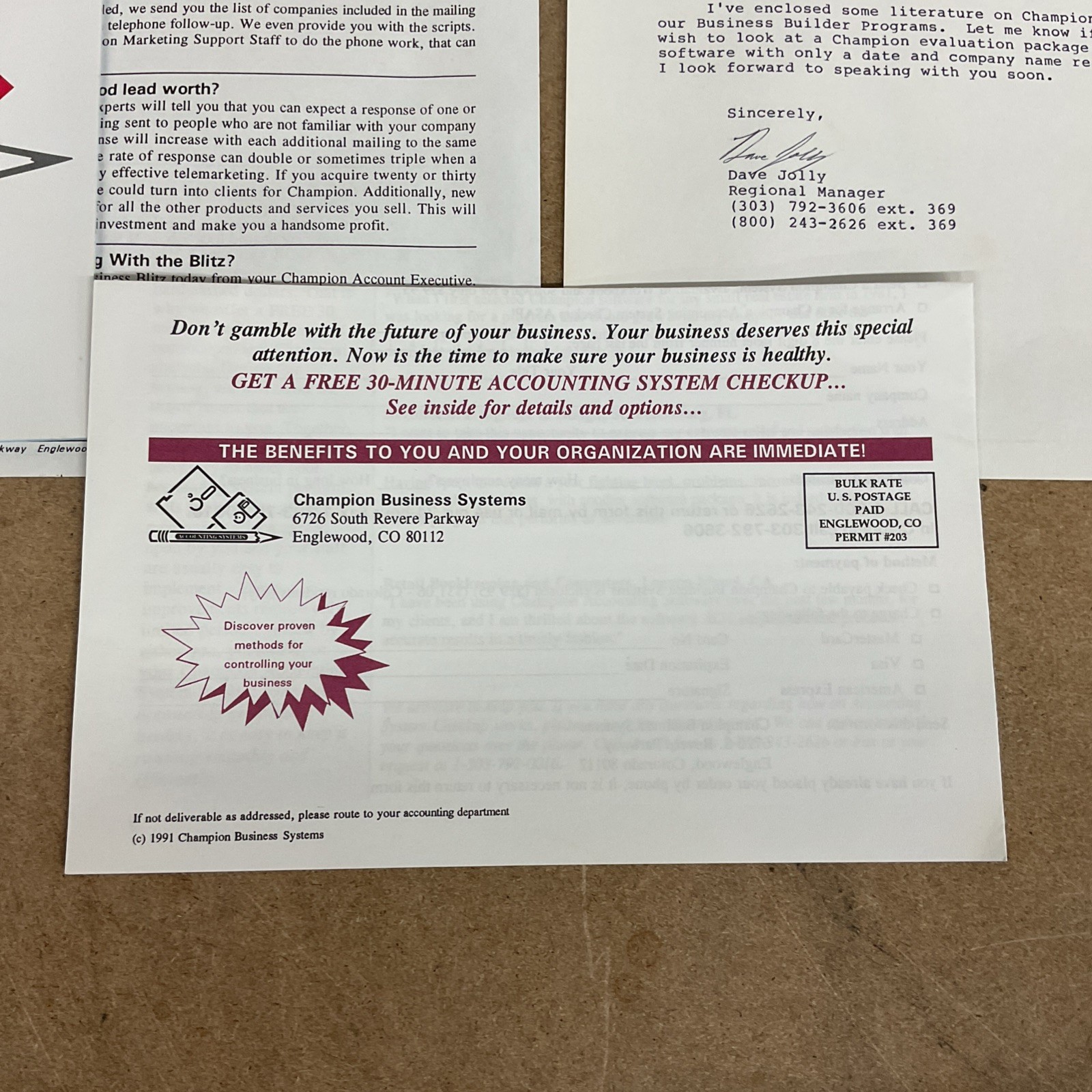 Champion Accounting Software Business Builder Program Vintage Computing