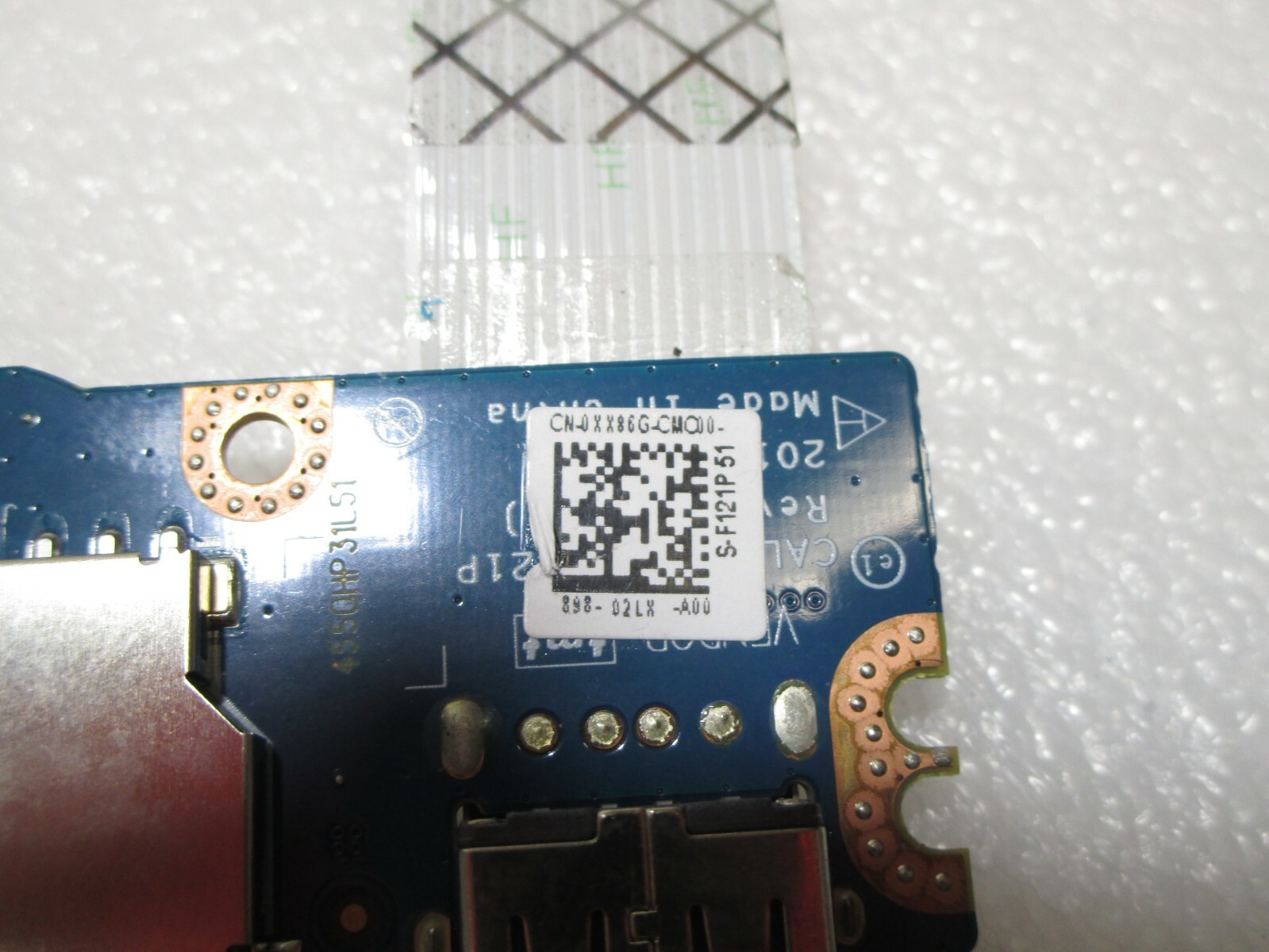 OEM Dell Inspiron 15 5575 5570 USB/SD Reader IO Board – No ODD -CHA01 XX86G