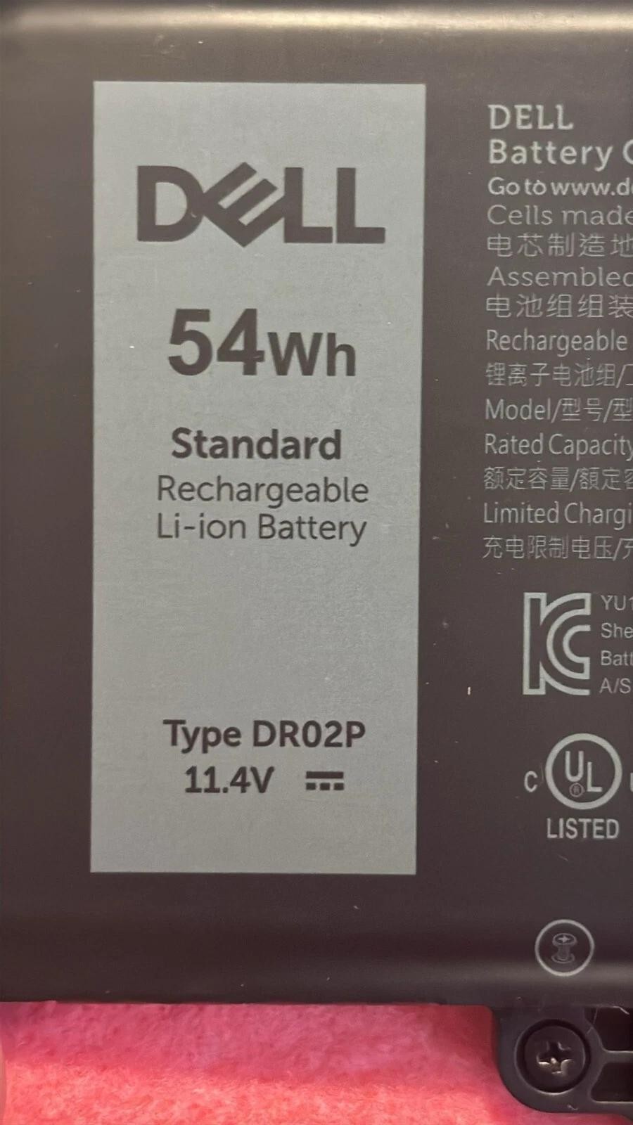 Dell Latitude 14 3440 5440 15 5540 5550 13 5340 R73TC DR02P KDM9P Battery 54WH