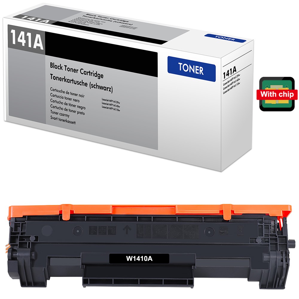 1 Pack 141A W1410A Toner WITH CHIP Fits for HP LaserJet M110w MFP M139w M140w AA