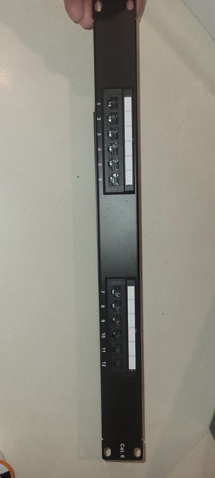 1 New 12 Port rack mount 1U Cat6 RJ45 Network Patch Panel, Buyer’s Point
