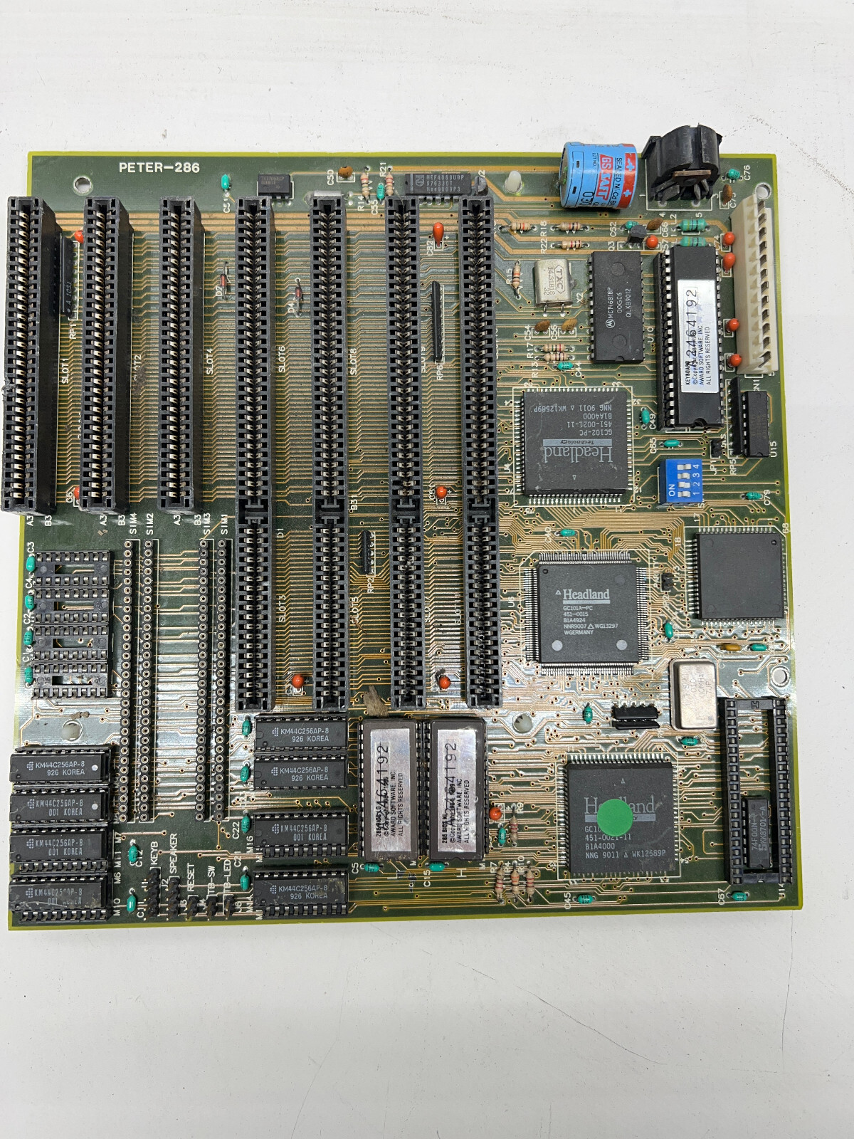 Vintage ZETA INDUSTRIAL CO., LTD. PETER-286 Motherboard