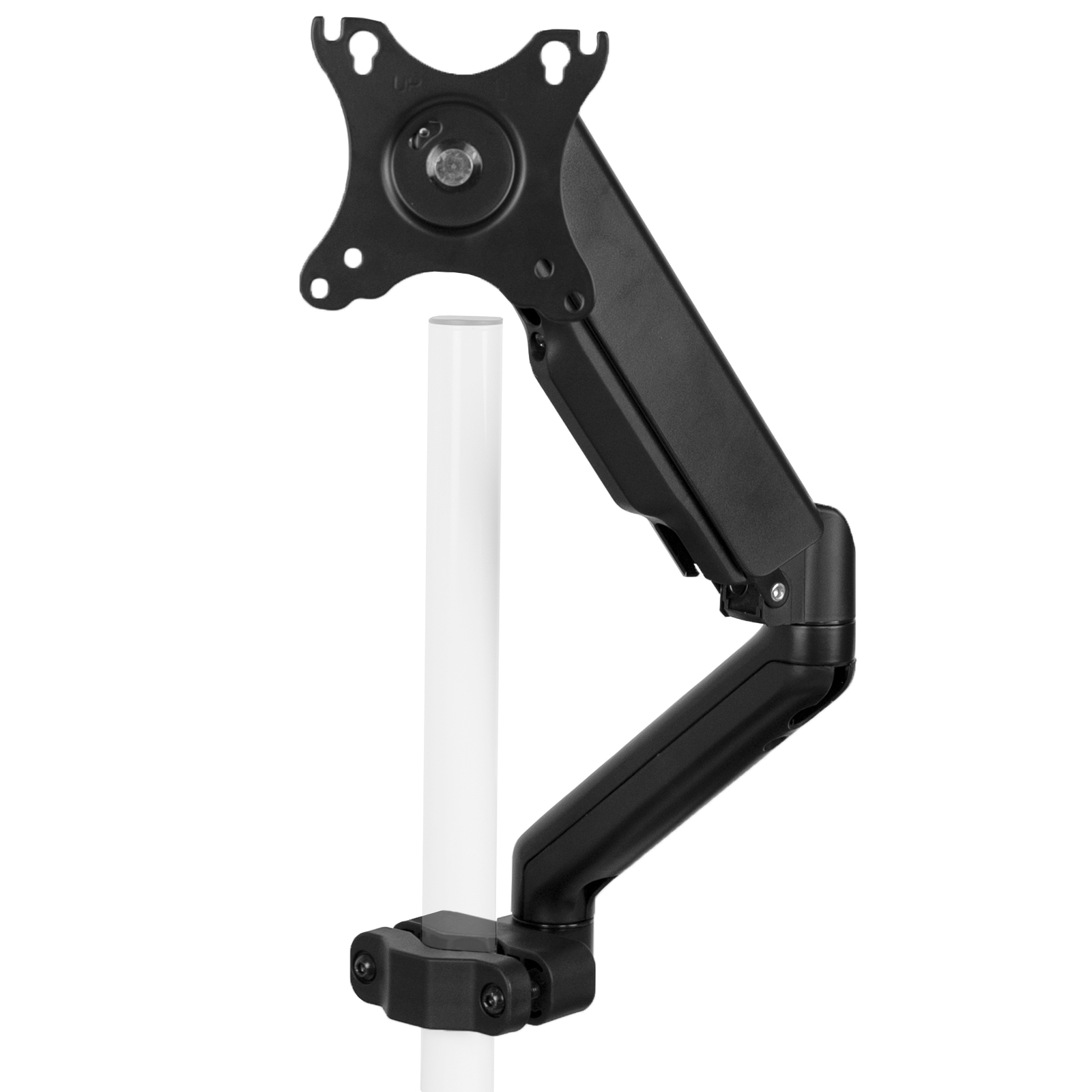 VIVO Universal Pneumatic Pole Mount Monitor Arm, Fits 17″ to 32″ Screens