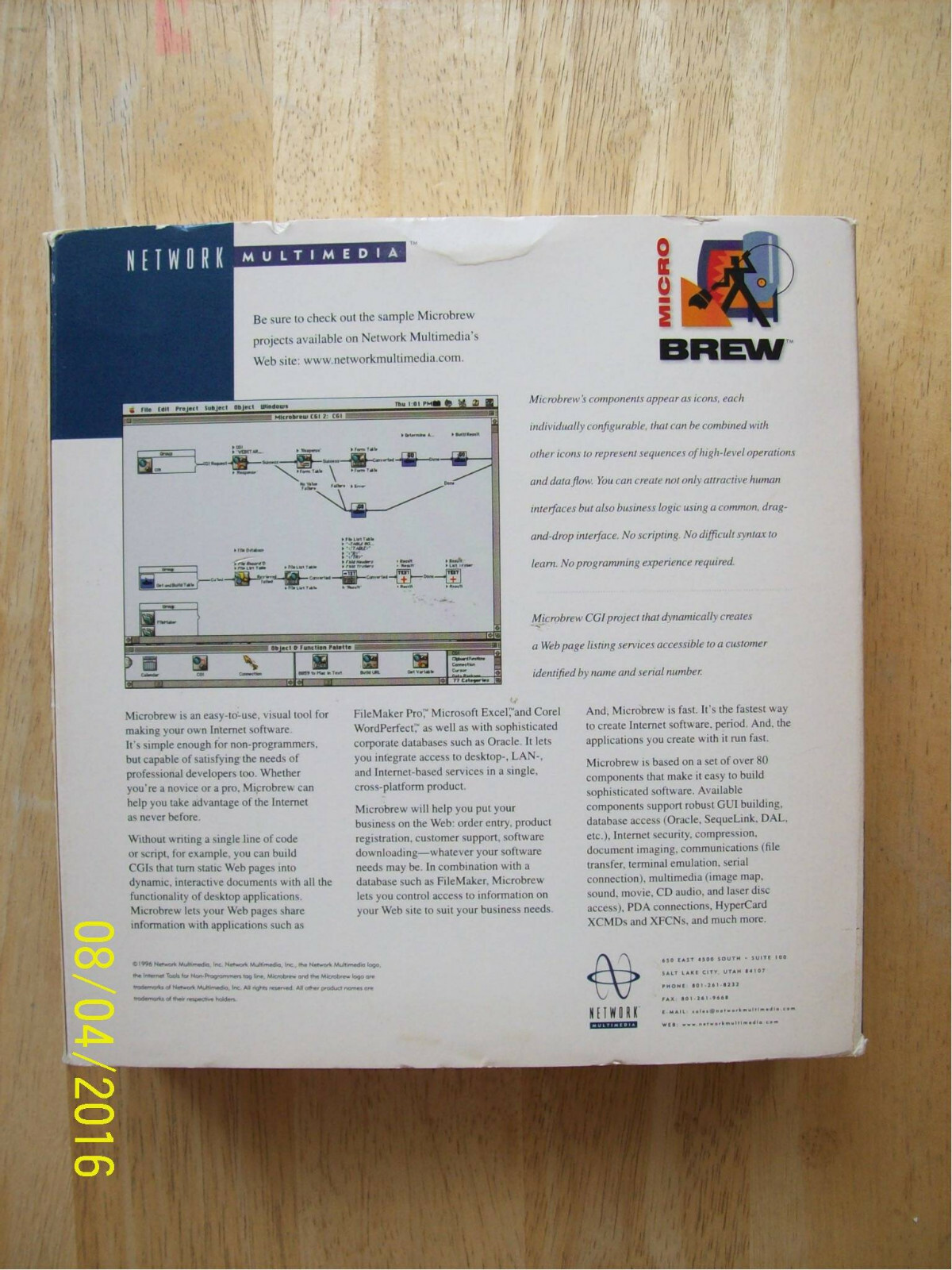 Network MultiMedia MicroBrew v1.3 (Serius89/Novell Appware) Collector’s Item