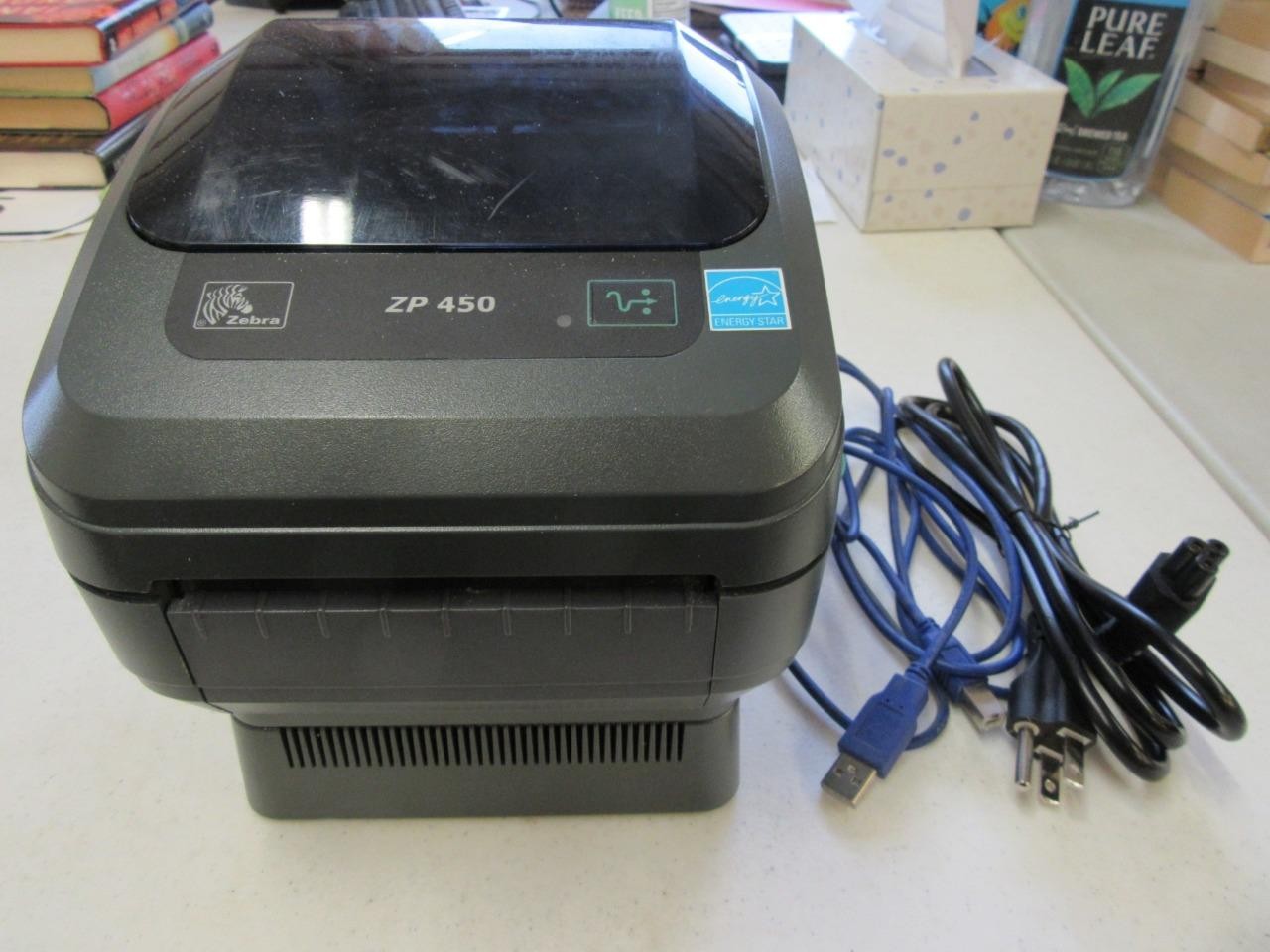 ZEBRA ZP450 Direct Thermal Label Printer For Parts Only ZP450-0501-0000A