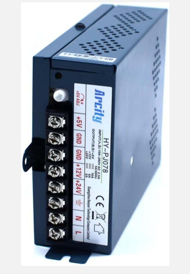 5V 12V 24V Output Switching Power Supply Unit Adjustable Arcade Video Game