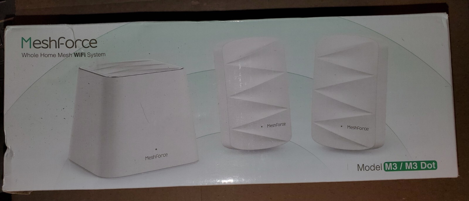 MeshForce Whole Home Mesh WiFi System M3 Suite (1 WiFi Point + 2 WiFi Dot)