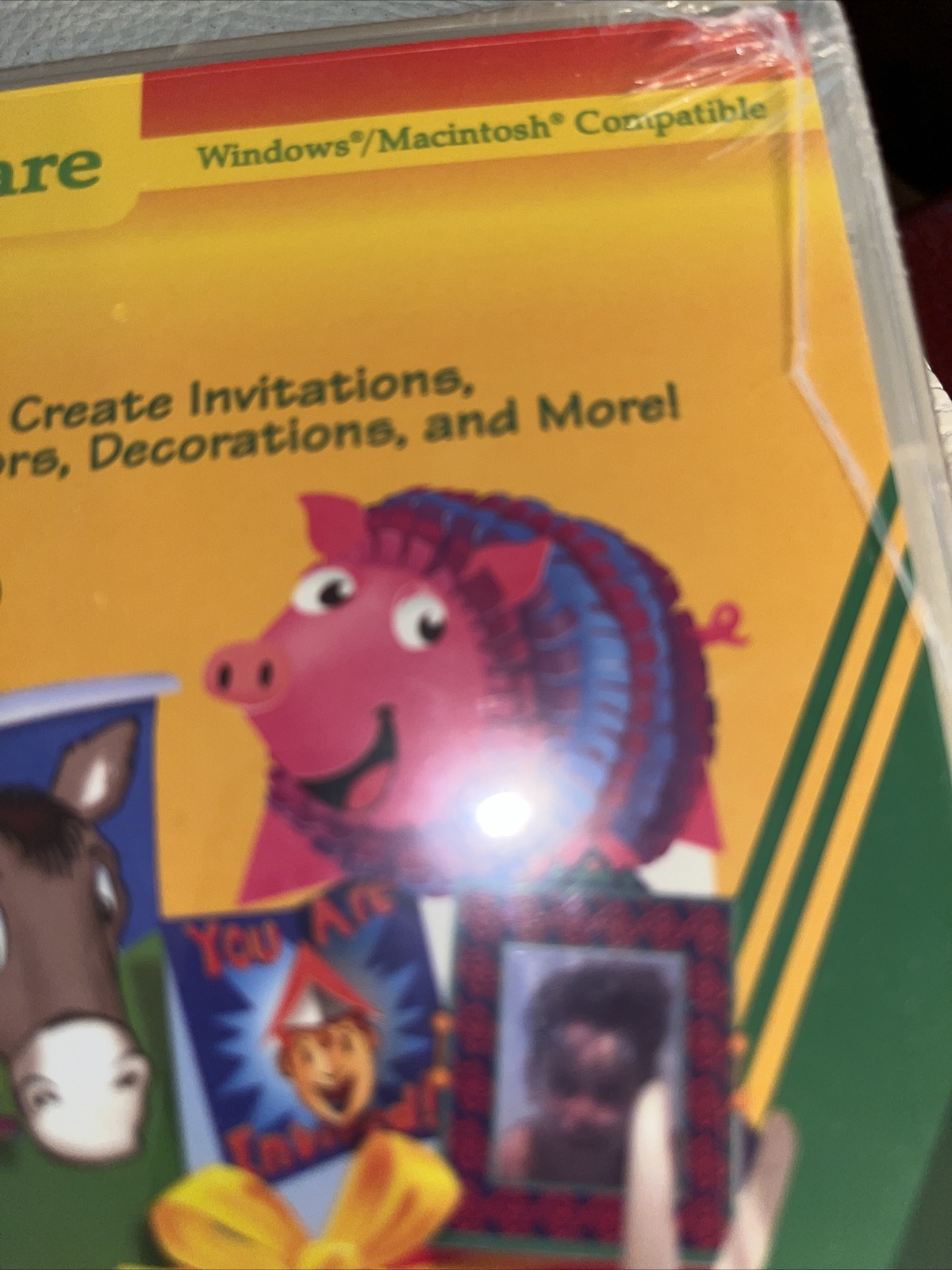 NEW SEALED Crayola Party Time PC Software video game WINDOWS OR MAC AGES 5-10