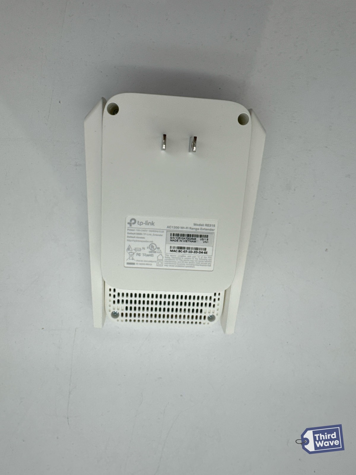 (BROKEN) Lot of 5 – TP-Link RE315 AC1200 WiFi Extender 1.2Gbps Dual Band White