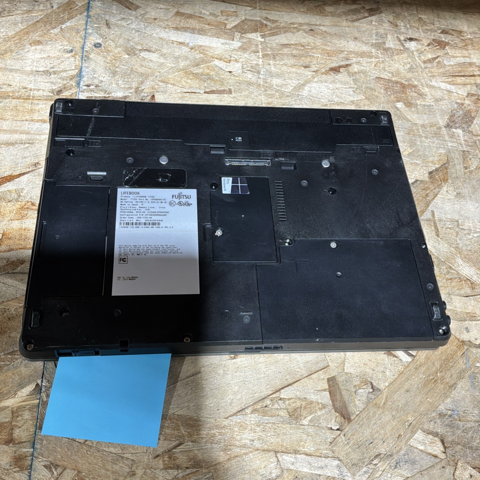 Fujitsu LIFEBOOK T725 12.5″ Laptop i5-5200U VPro 4GB RAM 128GB SSD C482