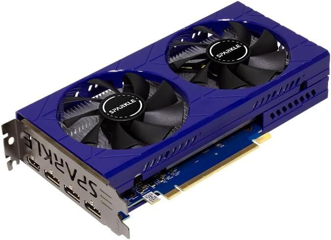 Sparkle Intel Arc A380 Twin Graphics Card, Gaming GPU 6GB GDDR6 Dual-Fan