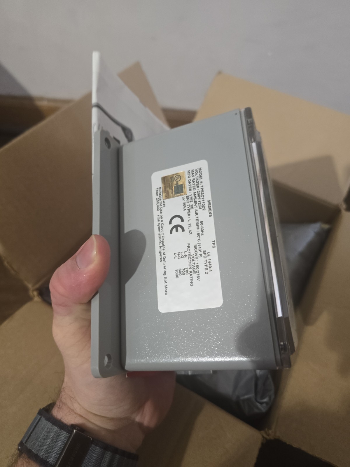 NEW Siemens Asco Type 2 Surge Protective Device TPS3C1110D2 Protection SPD