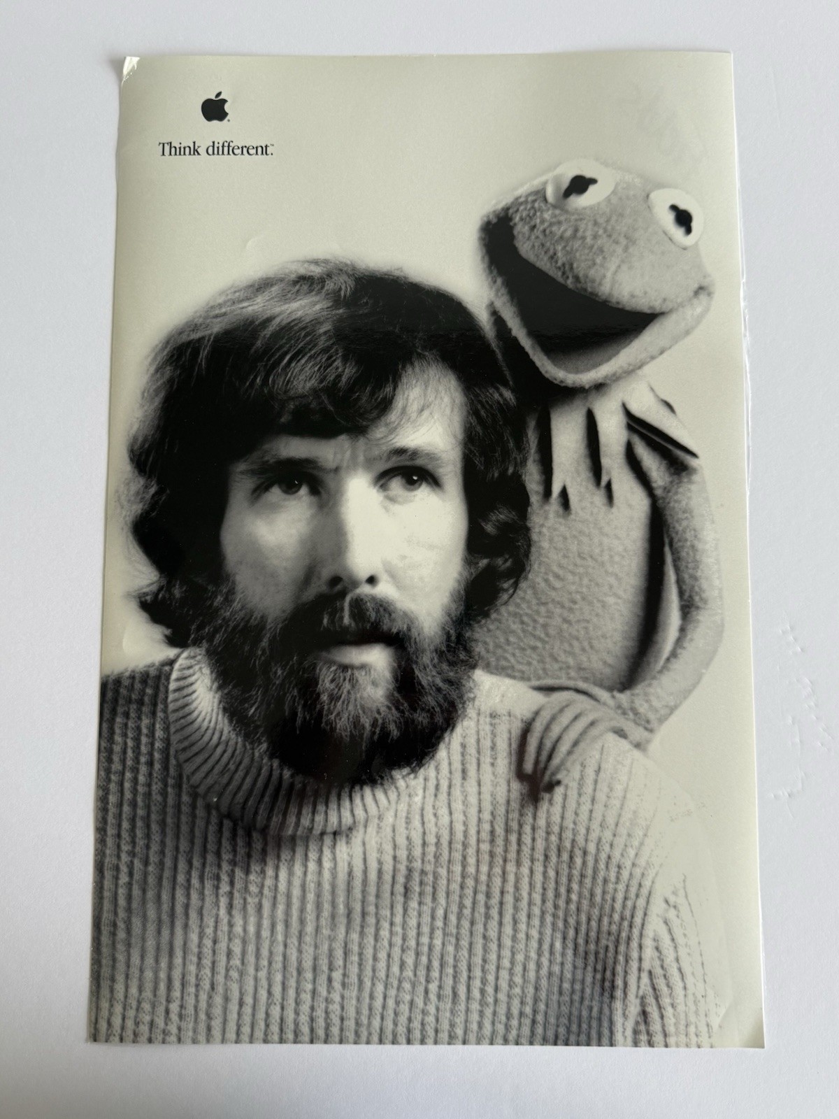 Jim Henson and Kermit Apple “Think Different” 1996 Campaign “Genius” Poster