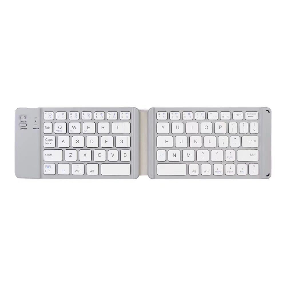 Rechargeable Bluetooth Foldable Keyboard PC iPhone iOS Android CellPhone 67 Keys